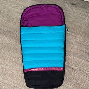 American Girl Turquoise and Purple Doll Sleeping Bag 2001